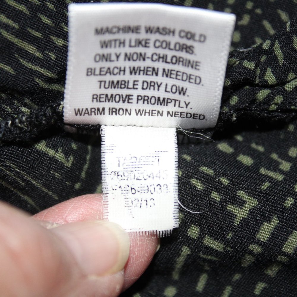 Converse One Star Women's Green/Black With Pockets Sleeveless Top ~S~ - Picture 8 of 8